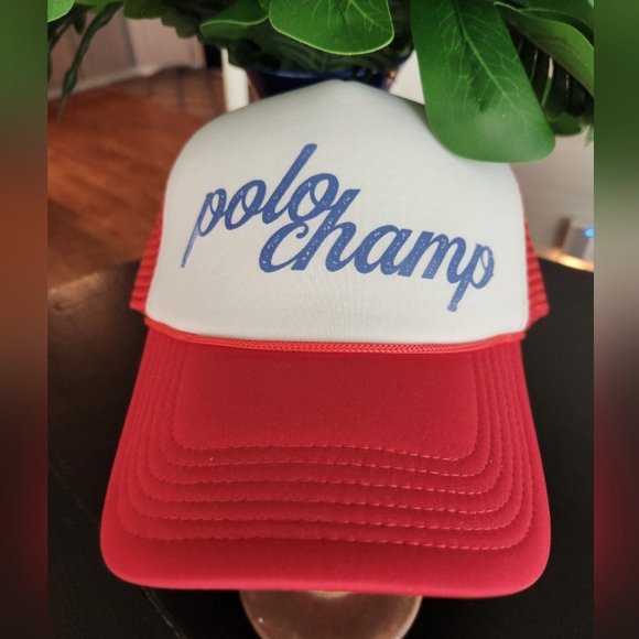 White and Red Trucker Hat - Picture 1 of 4